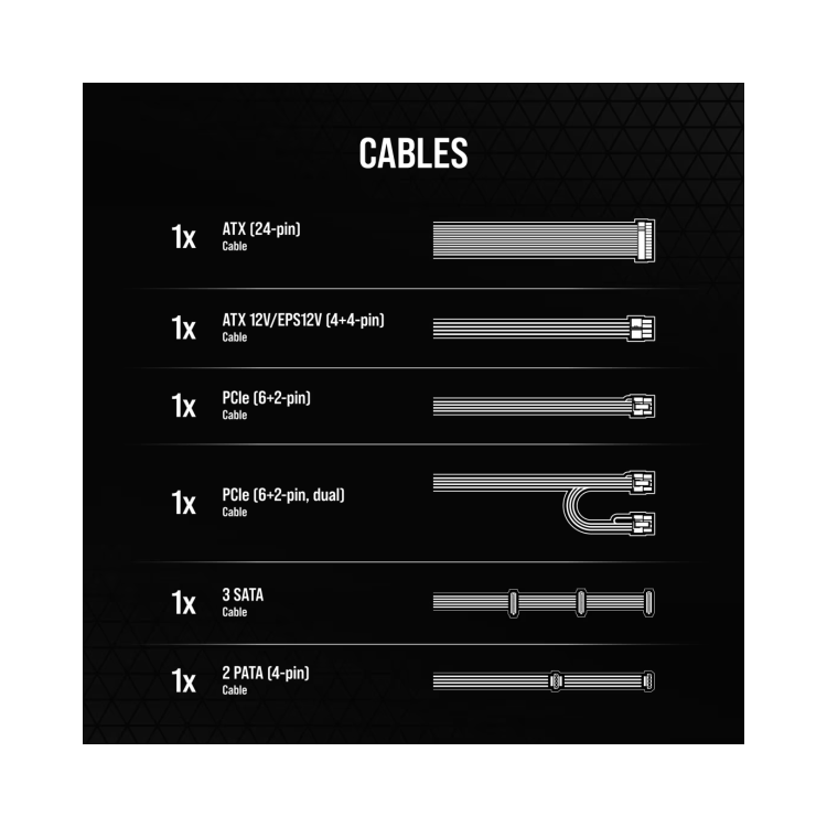 Corsair CX750 750W Non-Modular 80 PLUS Bronze Power Supply