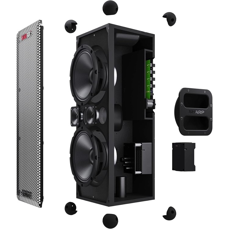 Sharp SumoBox 2.0 Channel Bluetooth Speaker - Black