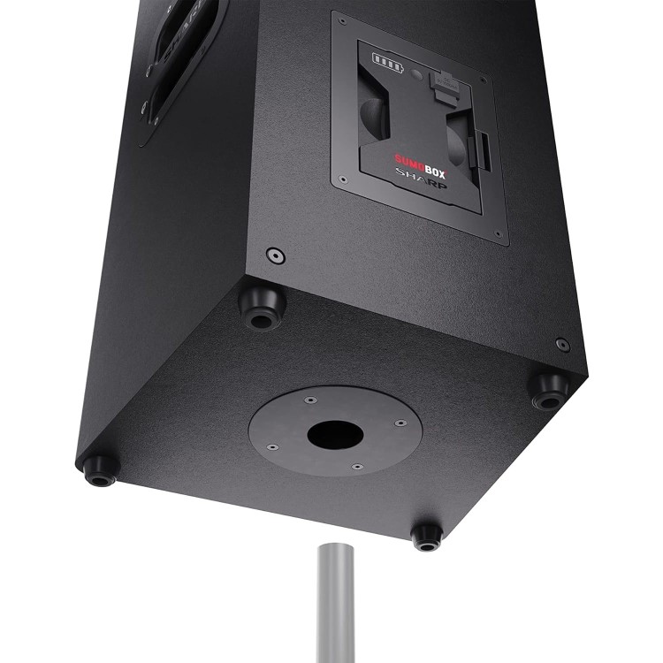 Sharp SumoBox 2.0 Channel Bluetooth Speaker - Black