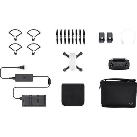 GRADE A1 DJI Spark Fly More Combo Alpine White Missing one