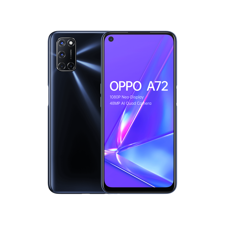OPPO A72 Twilight Black 6.5" 128GB 4G Dual SIM Unlocked & SIM Free