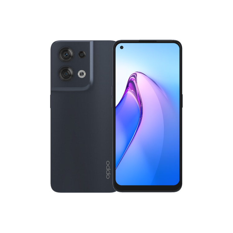 OPPO Reno8 5G Shimmer Black 6.4" 256GB 5G Unlocked & SIM Free Smartphone