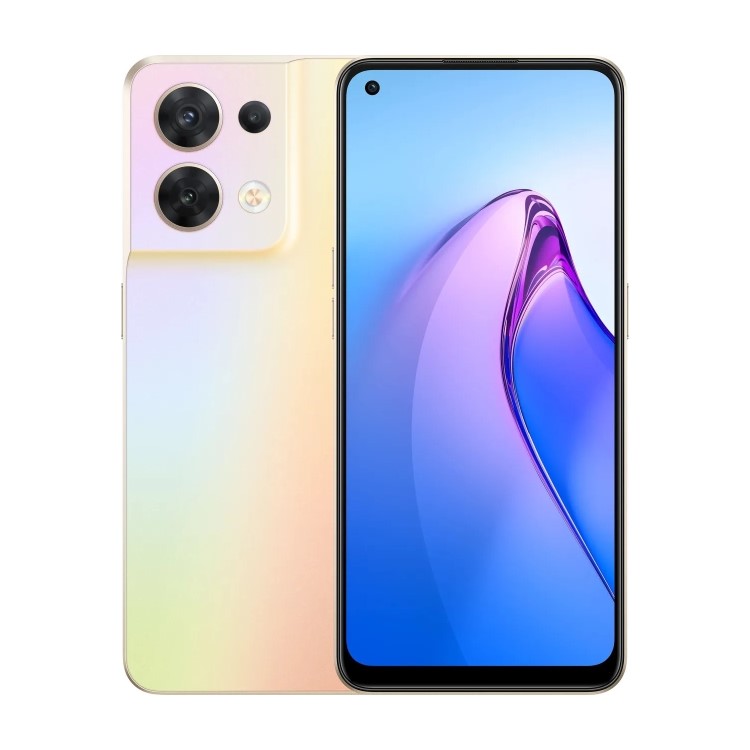 OPPO Reno8 5G Shimmer Gold 6.4" 256GB 5G Unlocked & SIM Free Smartphone