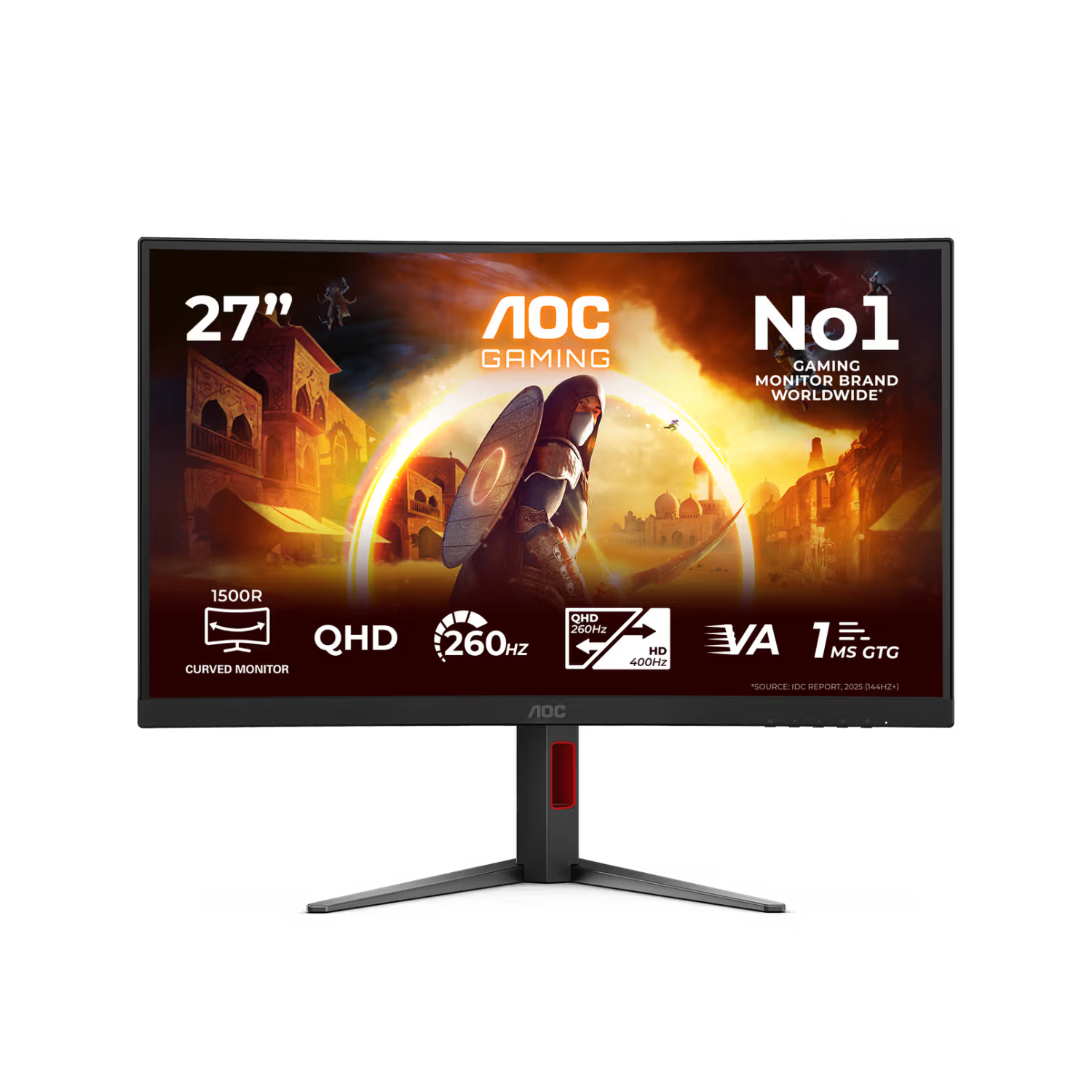 G4 27 Fast VA QHD 260Hz 0.3ms Curved Gaming Monitor