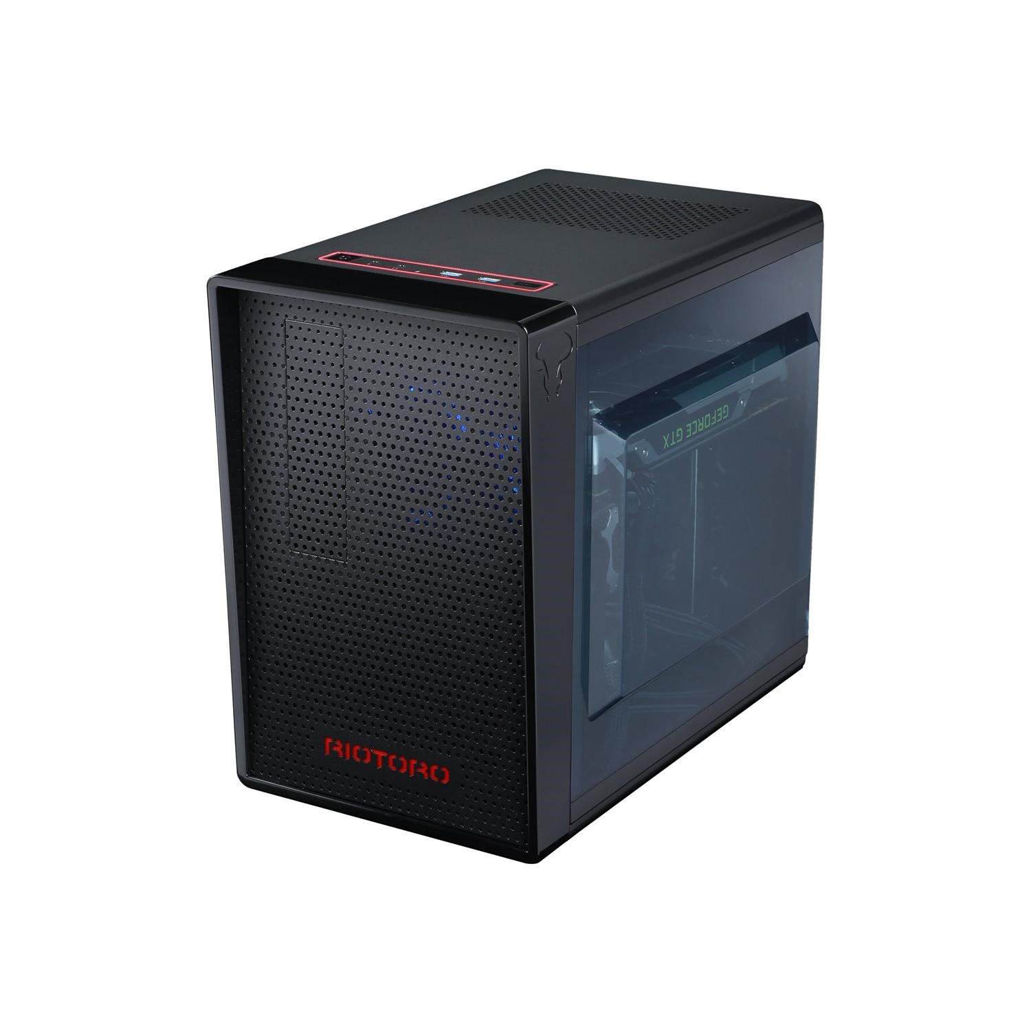 Riotoro CR1080 Compact Inverted ATX Case - Laptops Direct