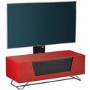 Alphason CRO2-1000BKT-RE Chromium 2 TV Cabinet with Bracket for up to 50" TVs - Red