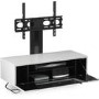 Alphason CRO2-1000BKT-WH Chromium 2 TV Cabinet with Bracket for up to 50" TVs - White 