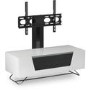 Alphason CRO2-1000BKT-WH Chromium 2 TV Cabinet with Bracket for up to 50" TVs - White 