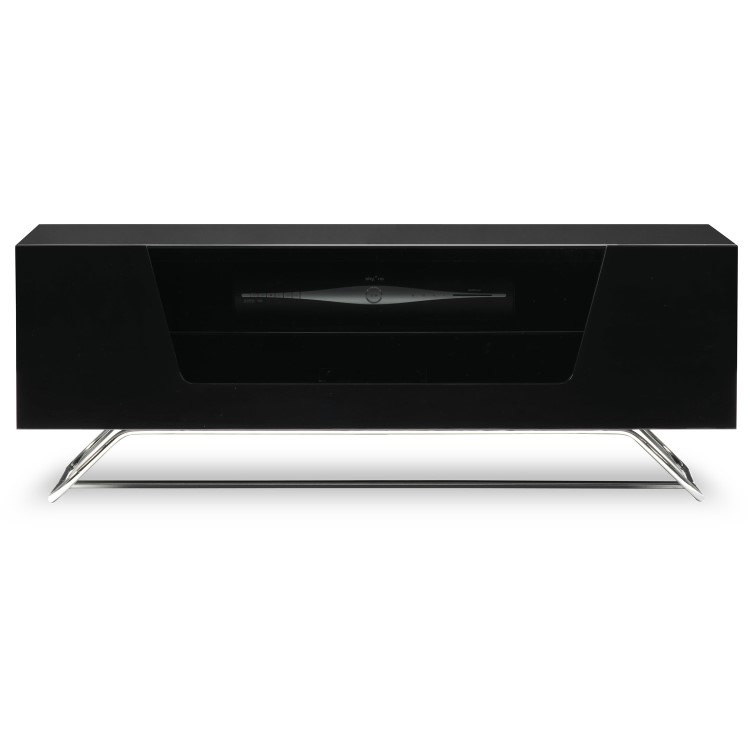 Alphason CRO2-1000CB-BLK Chromium TV Stand for up to 50" TVs - Black
