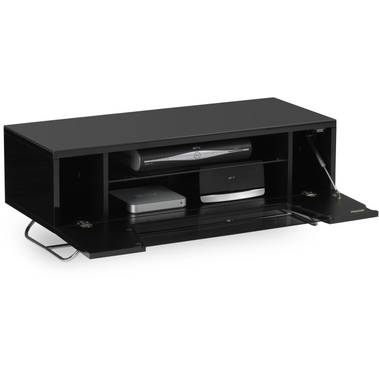 Alphason CRO2-1000CB-BLK Chromium TV Stand for up to 50" TVs - Black