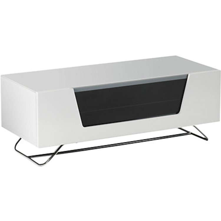 Alphason CRO2-1000CB-WHT Chromium 2 TV Cabinet for up to 50" TVs - White