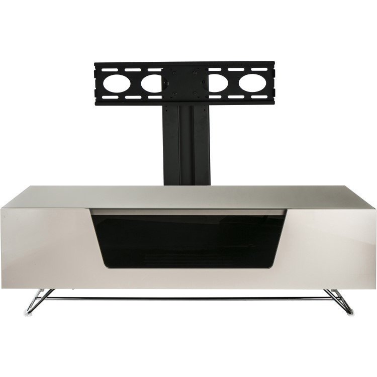 Alphason CRO2-1200BKT-IV Chromium 2 TV Cabinet with Bracket for up to 50" TVs - Ivory 