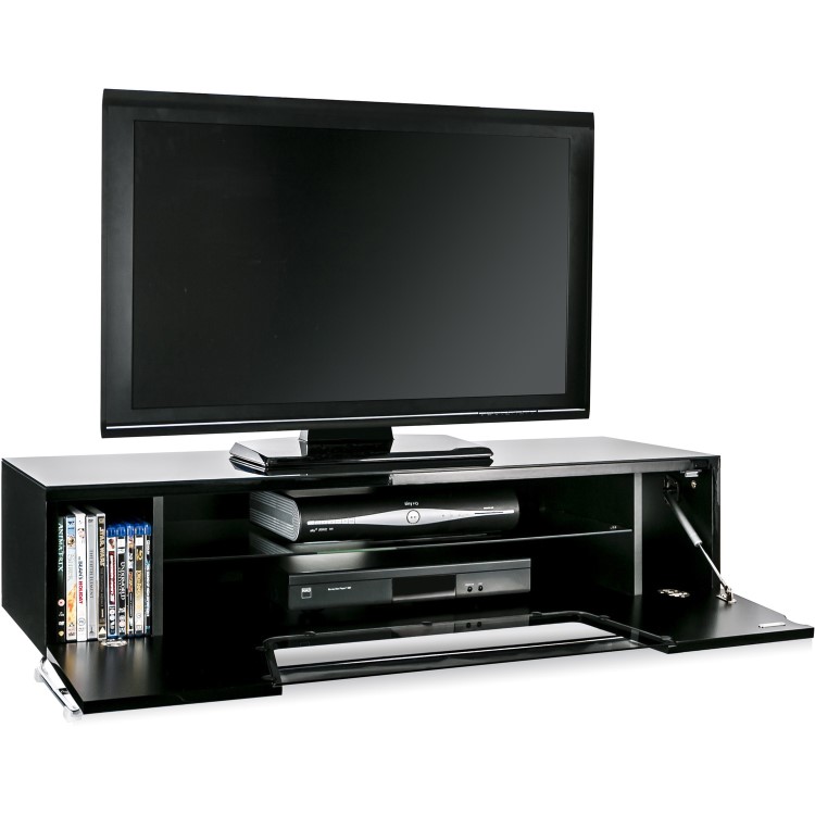Alphason CRO2-1200CB-BLK Chromium 2 TV Unit for up to 55" TVs - Black