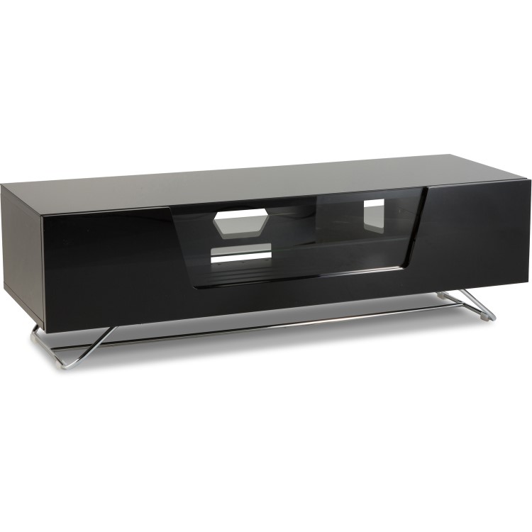 Alphason CRO2-1200CB-BLK Chromium 2 TV Unit for up to 55" TVs - Black