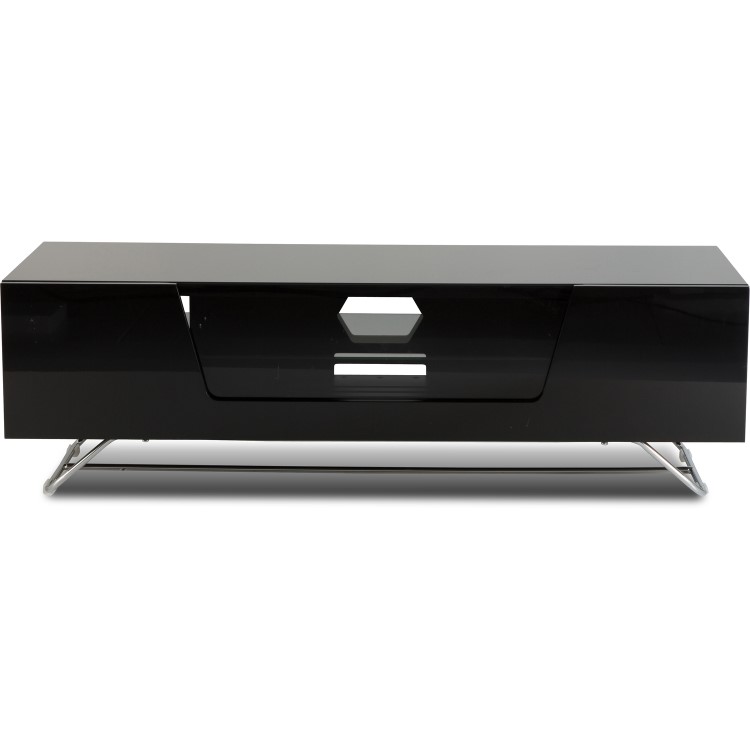 Alphason CRO2-1200CB-BLK Chromium 2 TV Unit for up to 55" TVs - Black