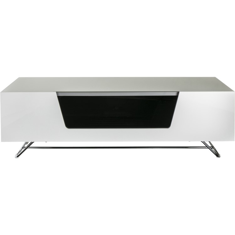 Alphason CRO2-1200CB-WHT Chromium 2 TV Cabinet for up to 55" TVs - White