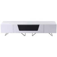 Alphason CRO2-1600CB-WHT Chromium 2 TV Cabinet for up to 70" TVs - White