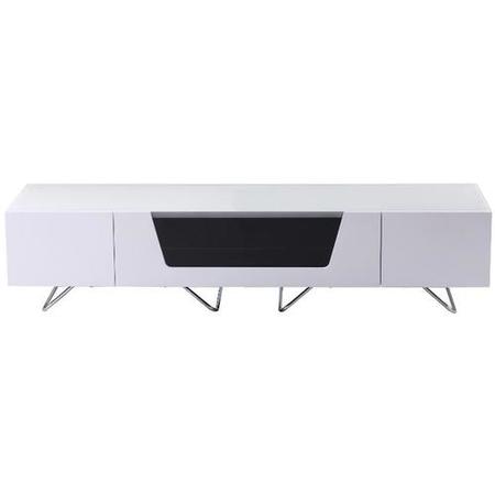 Alphason CRO2-1600CB-WHT Chromium 2 TV Cabinet for up to 70" TVs - White