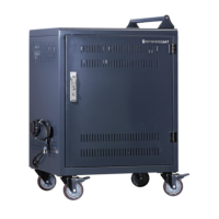 Power Technologies CRT-LTE-B30L-U Single Door Charge Store and Transport 15 to 30 Chromebooks or Tablets up to 14 Inches