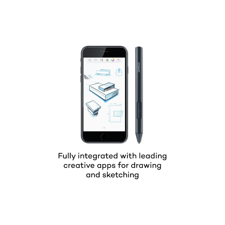 Wacom Bamboo Sketch CS-610PK Smart Stylus  - Black