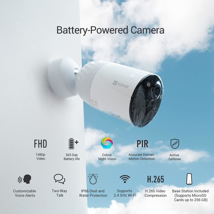 EZVIZ BC1 Duo 1080p Battery 2 Camera Kit