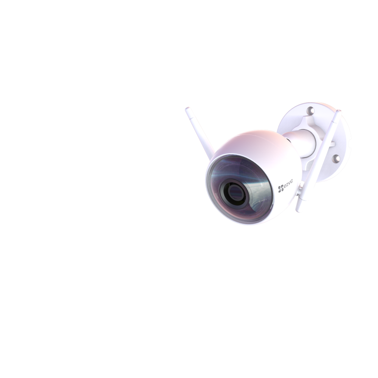 EZVIZ ezGuard 720p Outdoor WiFi Smart Home Security Camera With Siren And Strobe Light Works with Alexa