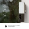 EZVIZ LC3 2K Smart Security Outdoor Wall-light PTZ Camera