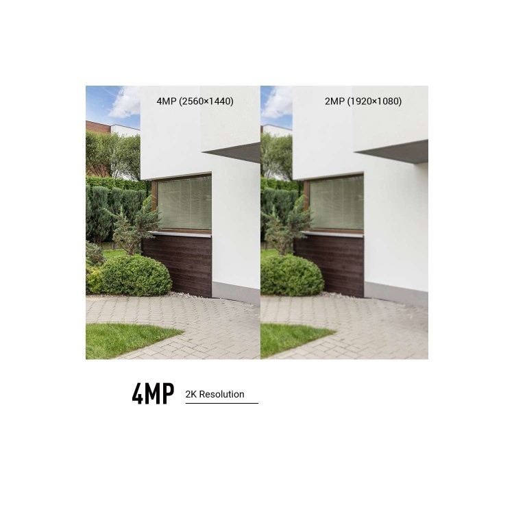 EZVIZ LC3 2K Smart Security Outdoor Wall-light PTZ Camera