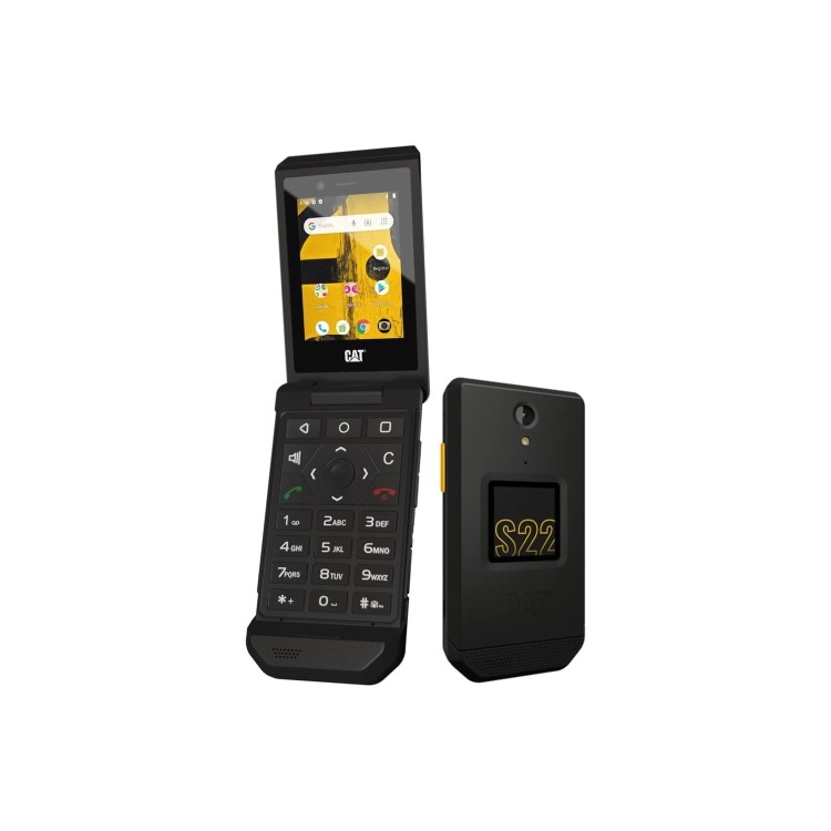 CAT S22 Flip 16GB 4G SIM Free Smartphone - Black