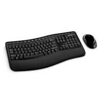 Microsoft Wireless Comfort Desktop Keyboard and Mouse 5000 - Black