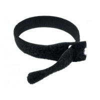Velcro Cable Ties 300mm x 17mm in Black 25PK