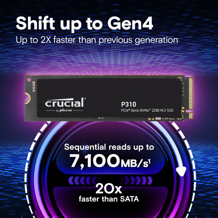 Crucial P310 1TB M.2 2280 Internal SSD