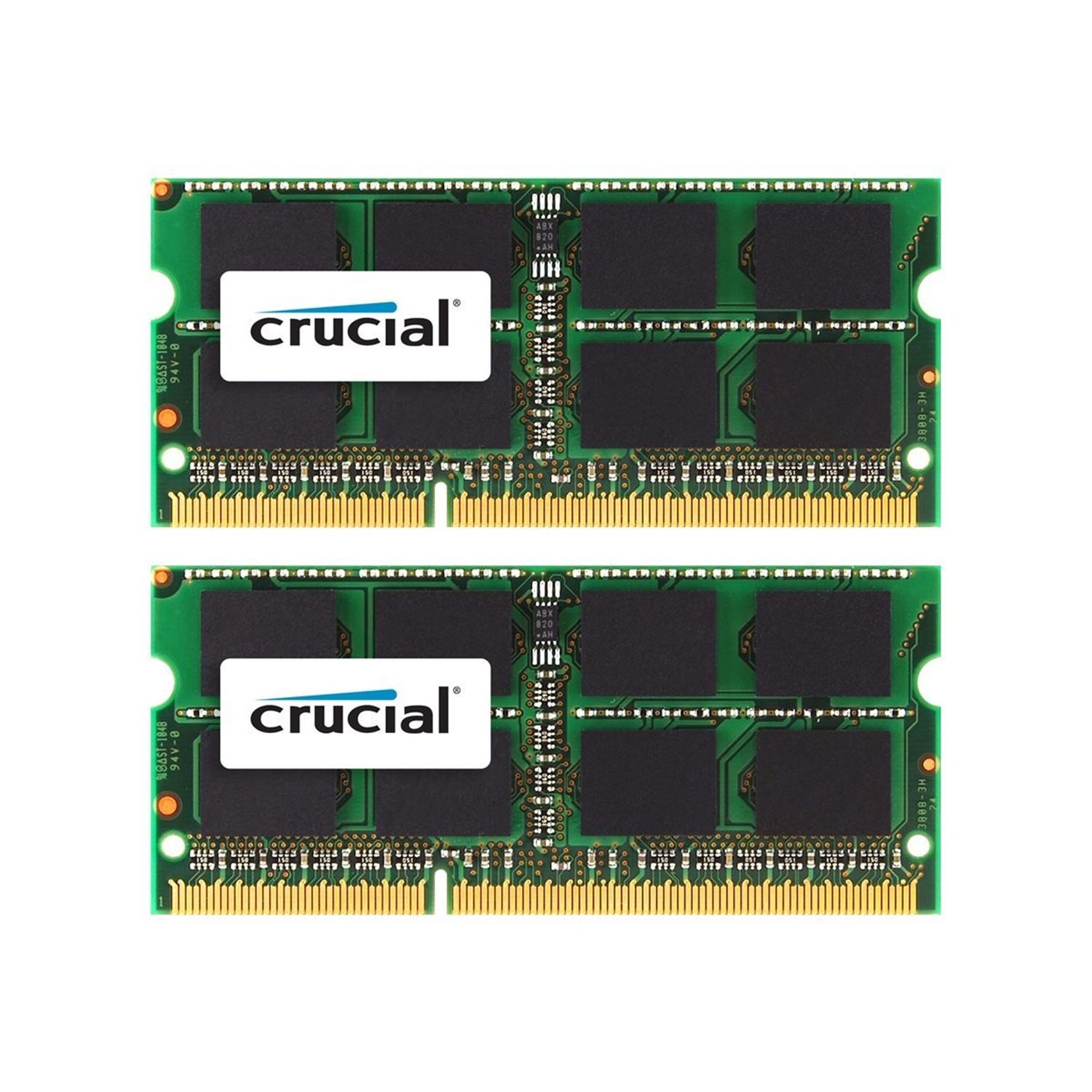 Crucial 16GB 1600MHz DDR3 Non-ECC SO-DIMM Laptop Memory for Apple