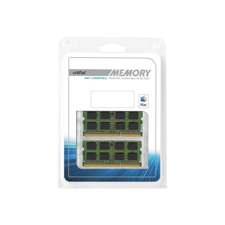 Crucial 16GB 1600MHz DDR3 Non-ECC SO-DIMM Laptop Memory for Apple Macbook Pro