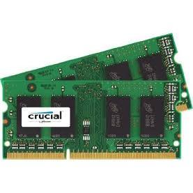 Crucial 8GB DDR3L 1600MHz Non-ECC SO-DIMM 2 x 4GB Laptop Memory Kit