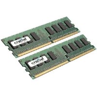 Crucial 4GB 667MHz DDR2 Non-ECC U-DIMM Desktop Memory