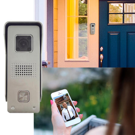 electriQ HD 720p Wifi Video Doorbell with 8GB Memory Unlock Function & Motion Detection