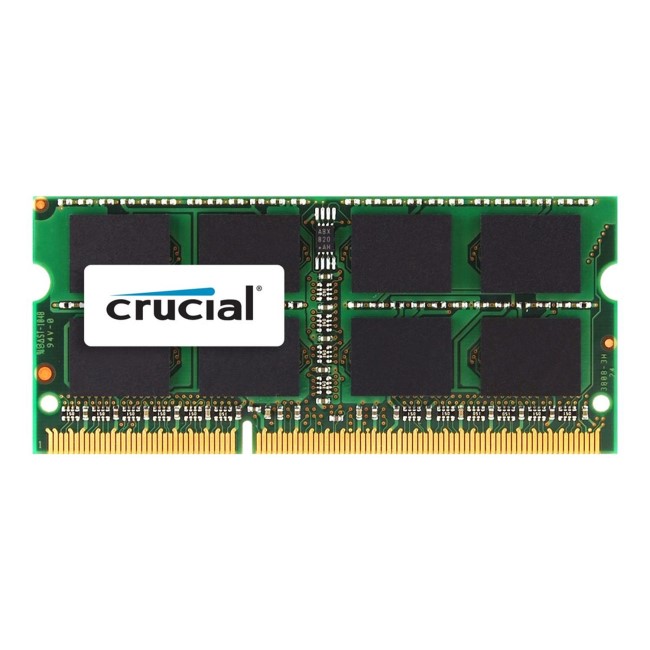 Crucial 1600MHz 8GB DDR3 Non-ECC SO-DIMM Laptop Memory for Apple MacBook Pro