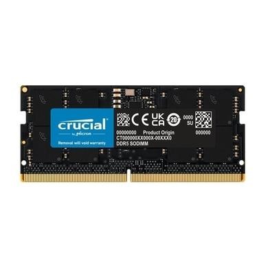 Box Opened Crucial 8GB 1x8GB SO-DIMM 4800MHz DDR5 Laptop Memory