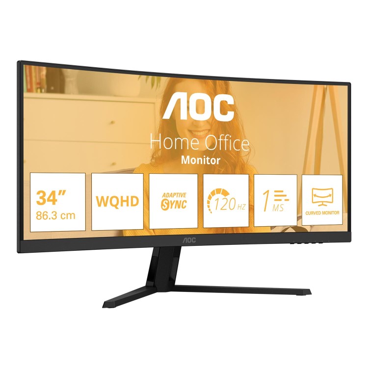 AOC B3 CU34B3E 34" VA WQHD 120Hz Curved Monitor