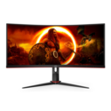 AOC CU34G2XP/BK 34" WQHD VA 180Hz 1ms Ultrawide Curved Gaming Monitor