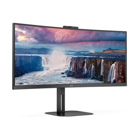 AOC CU34V5CW/BK 34" WQHD 100Hz USB-C Curved Monitor 