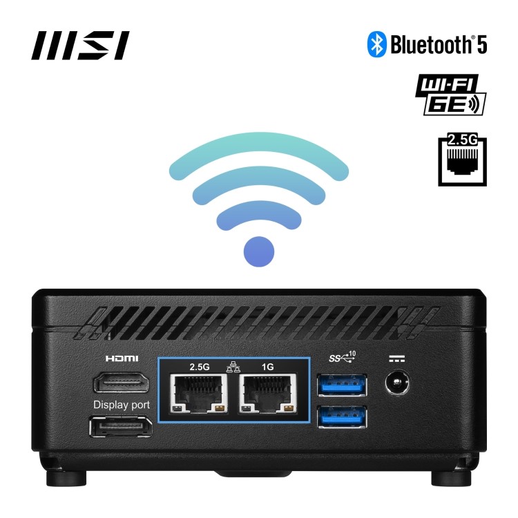 MSI Cubi 5 12M Intel Core i5-1235U 8GB RAM 512GB SSD Windows 11 Pro Mini Desktop PC