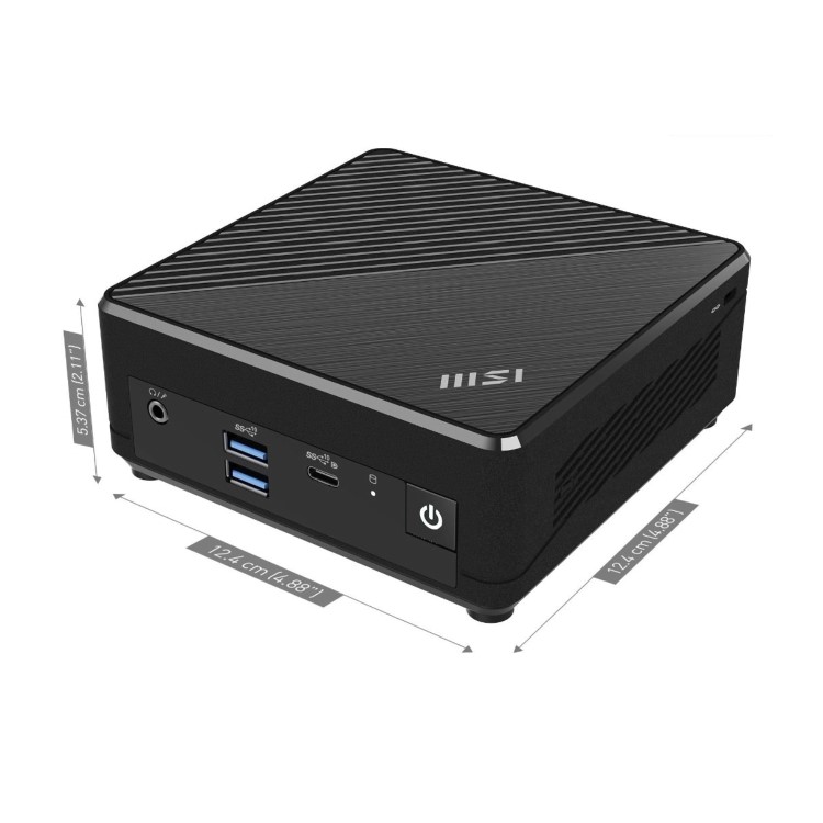 MSI Cubi N ADL Intel N100 4GB RAM 128GB M.2 SSD Windows 11 Pro Mini Desktop PC