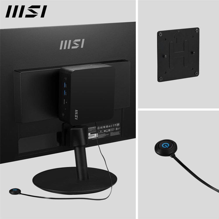 MSI Cubi NUC 1M SFF Intel Core 5 120U 16GB RAM 512GB SSD Windows 11 Pro Mini PC