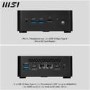 MSI Cubi NUC 1M SFF Intel Core 5 120U 16GB RAM 512GB SSD Windows 11 Pro Mini PC