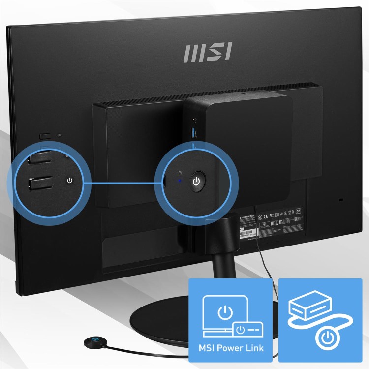 MSI Cubi NUC 1M SFF Intel Core 5 120U 16GB RAM 512GB SSD Windows 11 Pro Mini PC