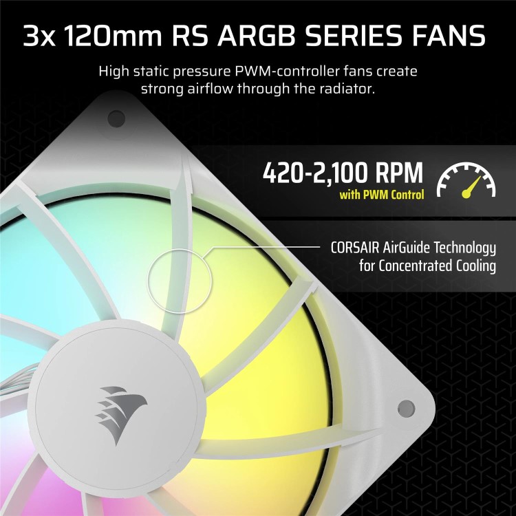 CORSAIR NAUTILUS 240 ARGB, 240MM RADIATOR, LIQUID CPU COOLER