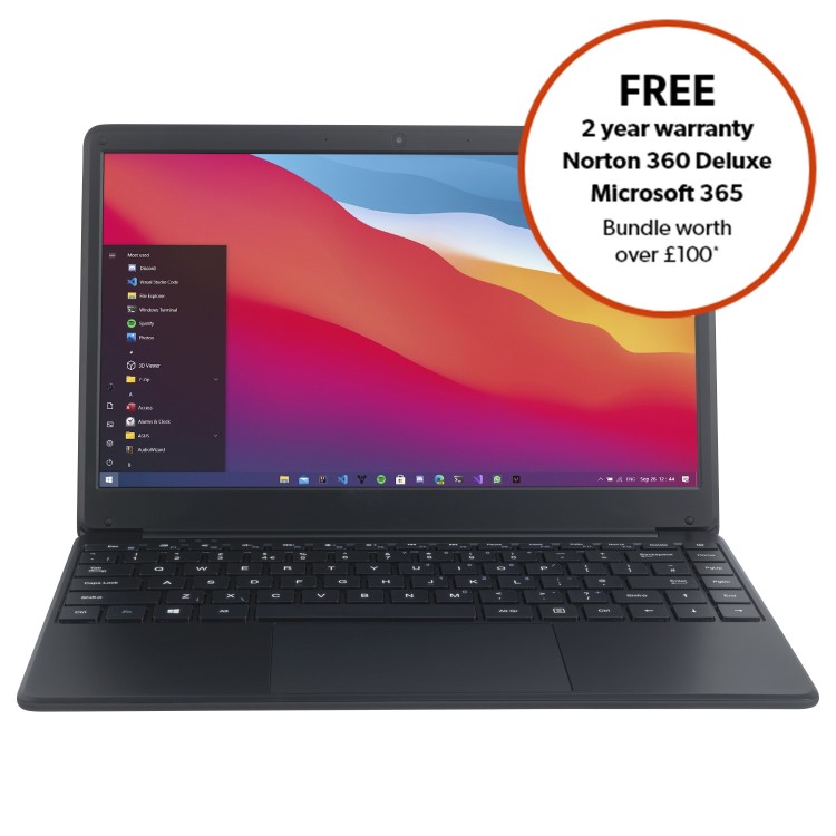 CODA 1.4 Laptop Celeron N3350 4GB 64GB 14 Inch Windows 10 S 