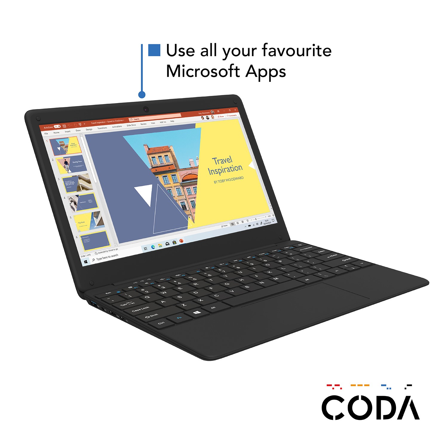 coda 1 1 intel celeron n3350 4gb 64gb emmc 11 6 inch fhd windows 10 s laptop includes 1 year office 365